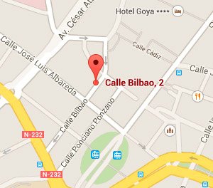 Ubicación de nuestro despacho en Zaragoza